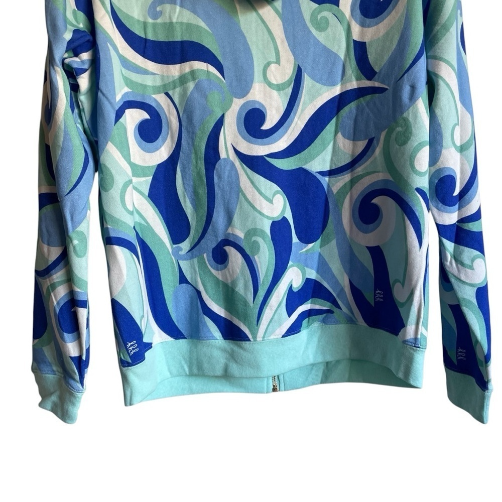 Hill House The Allie Zip-Up Ocean Kaleidoscope Hoodie Jacket NWT - Picture 10 of 14